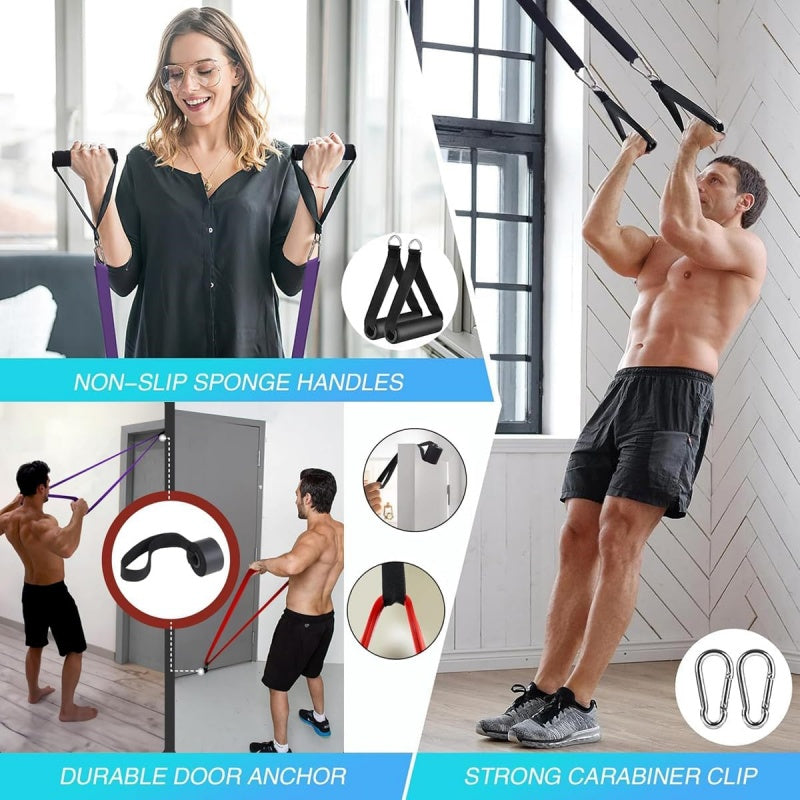 Set Bande Elastiche Fitness - Allenamenti Casa e Palestra