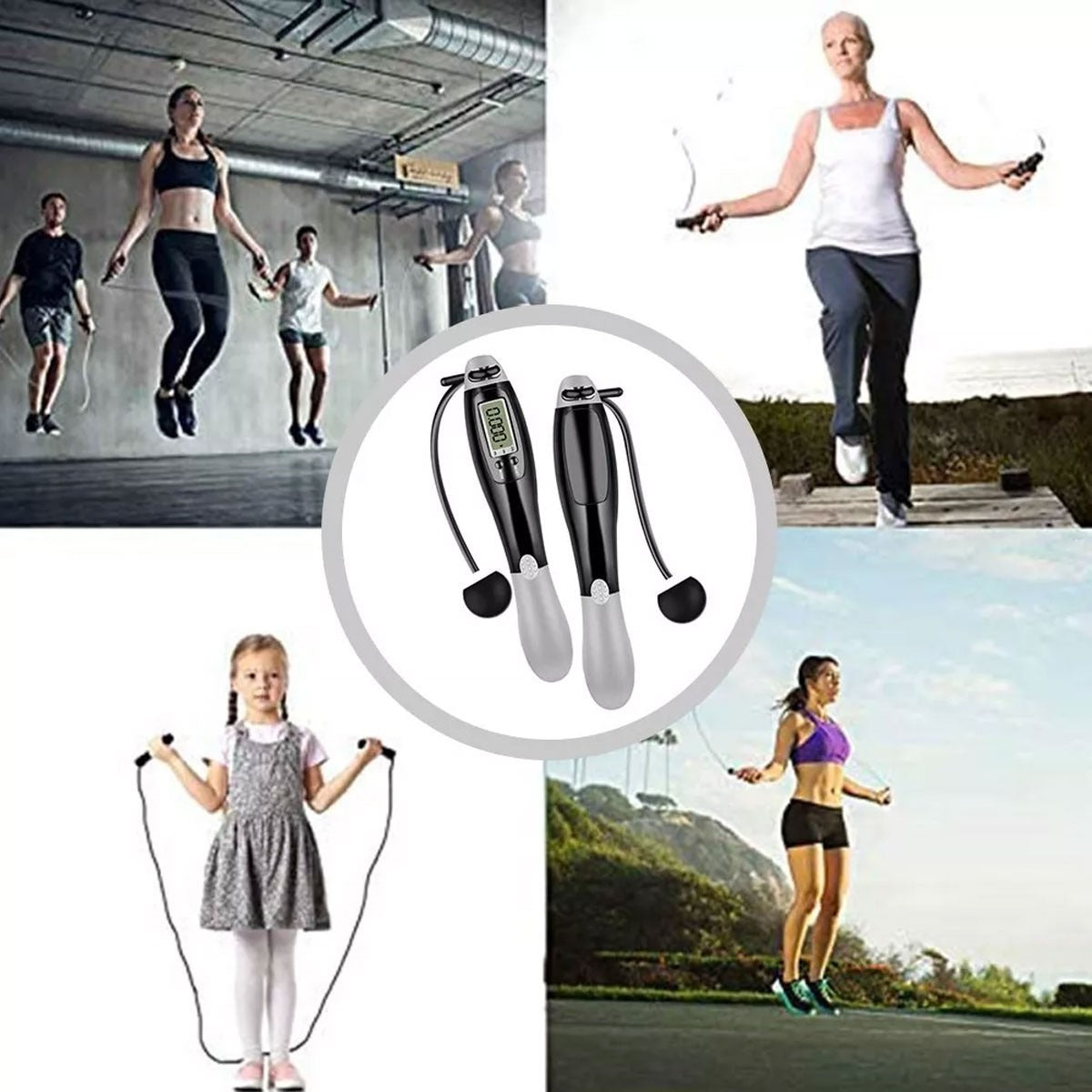 Corda Salto Smart Senza Fili - Fitness e Cardio