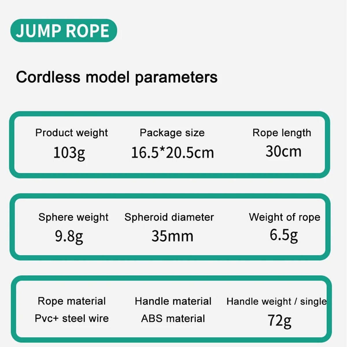 Corda Salto Smart Senza Fili - Fitness e Cardio