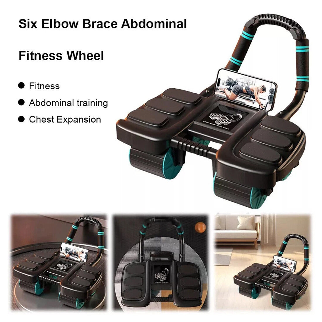 Ruota Addominale Fitness - Allenamento Addominali a Casa