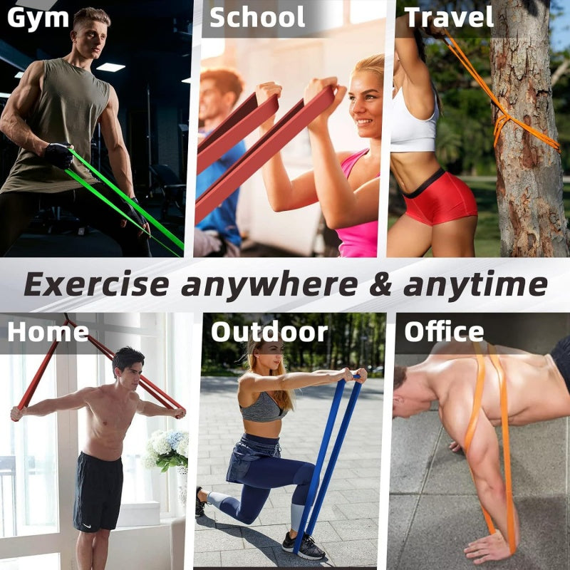 Set Bande Elastiche Fitness - Allenamenti Casa e Palestra