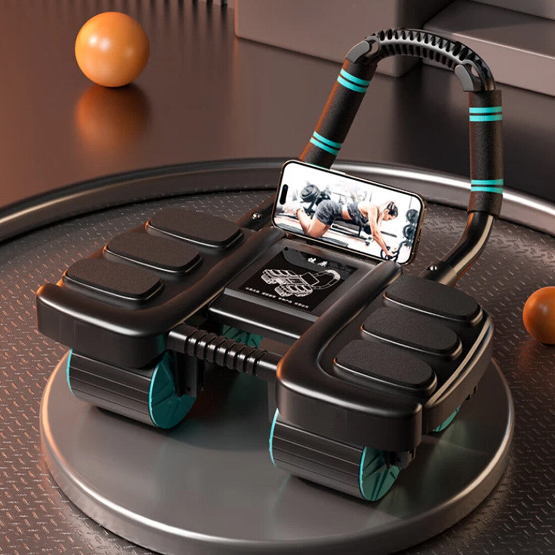 Ruota Addominale Fitness - Allenamento Addominali a Casa